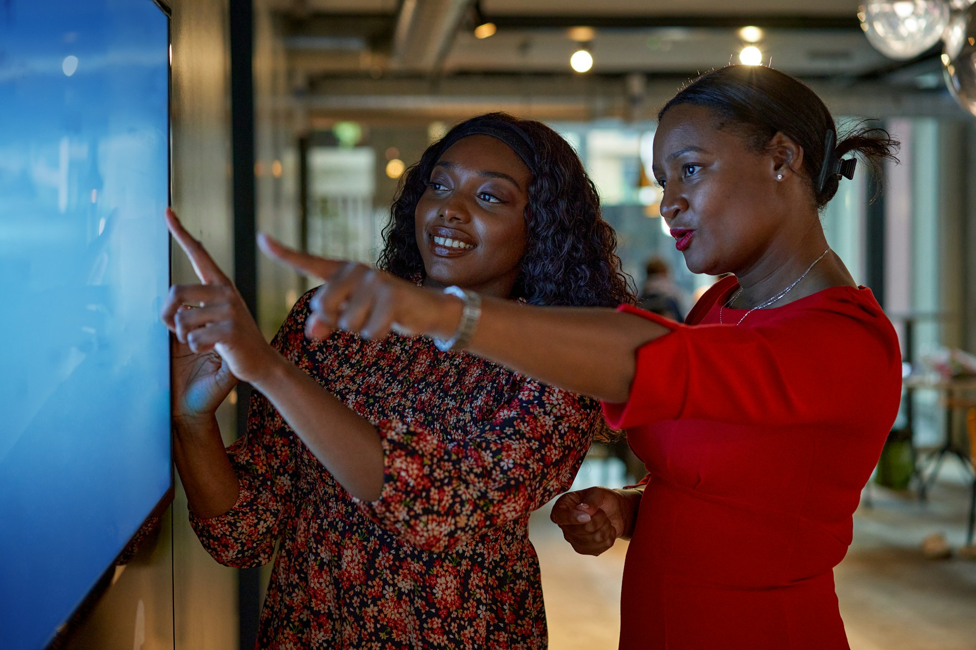 Business professionals shaking hands